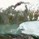 Image showing the Barry Glacier creeping landslide in Alaska.